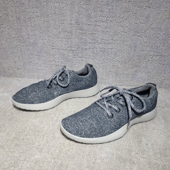 Allbirds Mens Size US 8 Natural Gray Merino Wool Runners Lace Up Sneaker NEW - Picture 4 of 9
